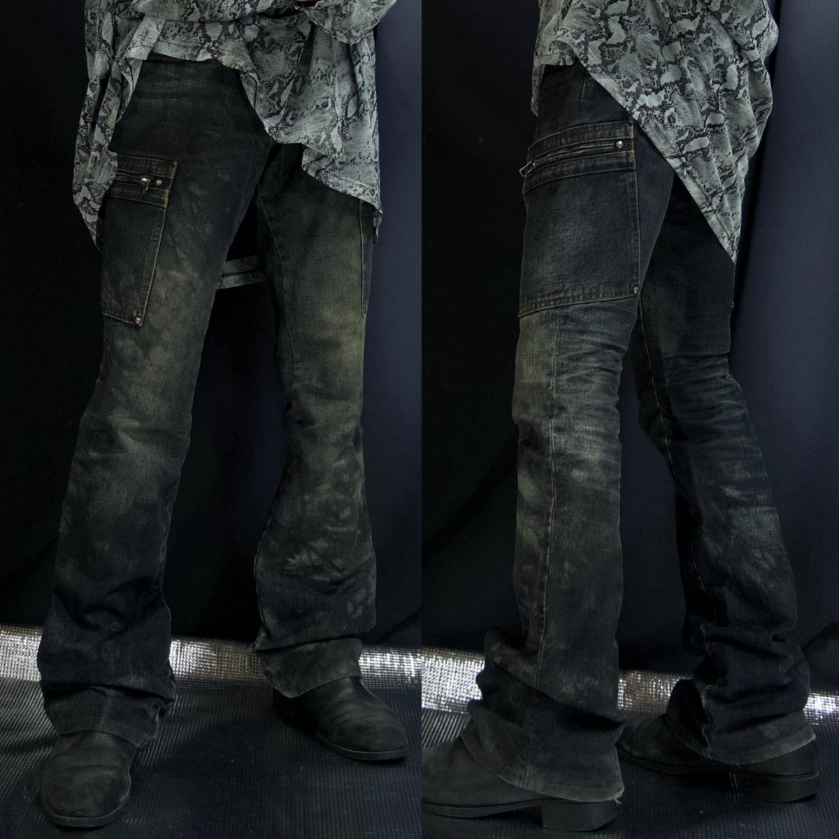 00s 5351 Pour Les Hommes Rugged Wash Cargo Flar