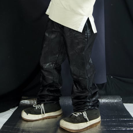 Euro Leather TSUGIHAGI Leather Baggy Pants