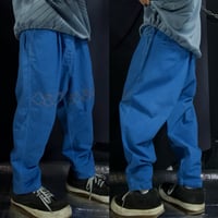 10s c2013 Spring Ne-net Piece Dyeing Embroidery Saruel Pants