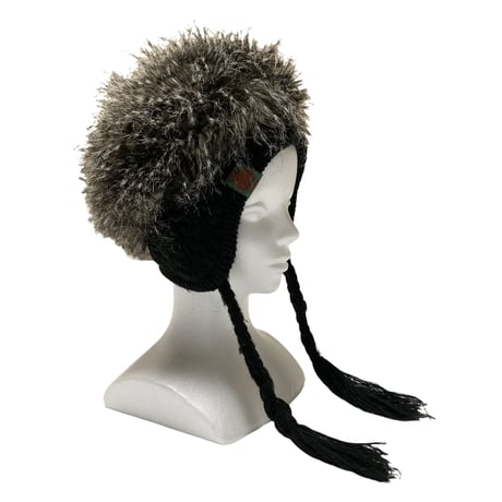 Design Hair Ear Ski Knit Cap