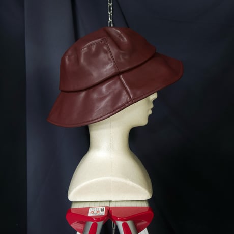 USED PU Leather Minimal Modify Bucket (Metro/Safari) Hat