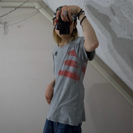 Marithe Francois Girbaud NaShirts Draping Stars And Stripes S/S Tee