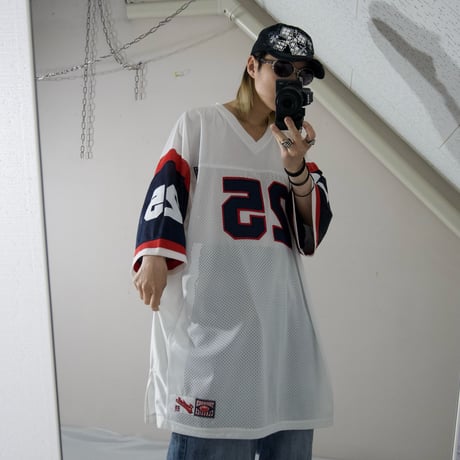 ELJAY 3XGL Super Oversized Vneck Football Game Shirts