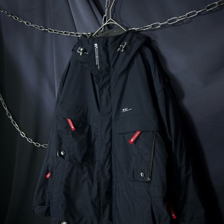 90s Town&Country Descente High Gimmick Nylon Snowboard Mountain Hoodie/Jacket