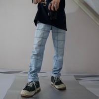 90s~00s LizWear Patchwork Tsugihagi Panels Denim Pants