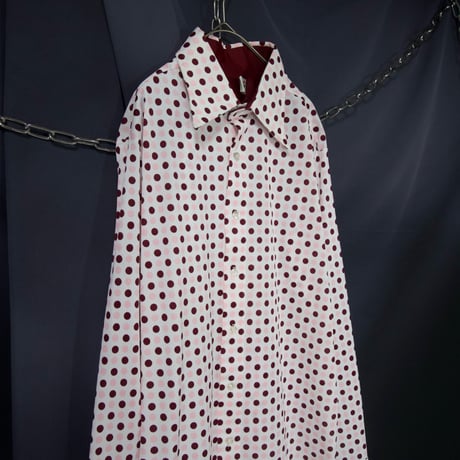 DI PELLINI ROMA PolkaDot L/S Fake Clerical L/S Shirts