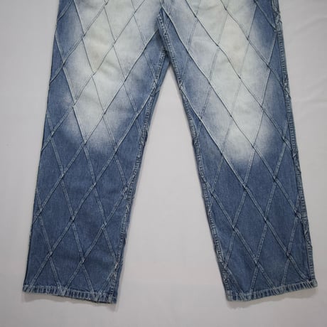 Enyce W40 Panel Seem Switching TSUGIHAGI Baggy Denim