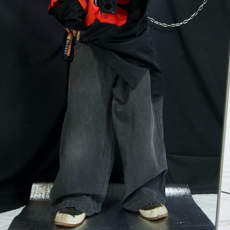 Kikwear Black Raver Denim
