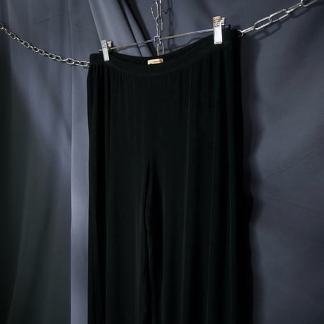 90s~00s Choices Mexico made Acetate Velor Wide Leg Easy Pants