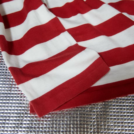 90s Karl Helmut Red×White Border L/S Tee