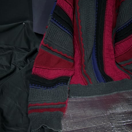 80s~90s Carlo Colucci Germany made Oversized 3D Knit Sweater