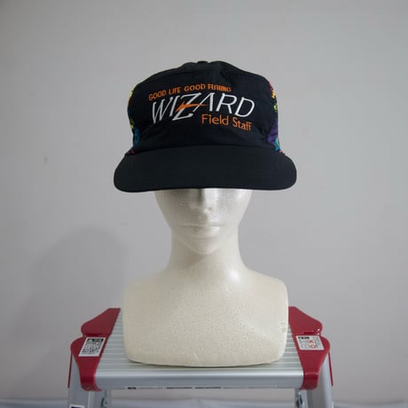 Wizard Fishing Graphics Patterns Embroidery 6Panels Cap