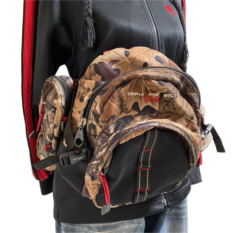 Triple Five Soul Real Camouflage Multi Pockets Waist Bag