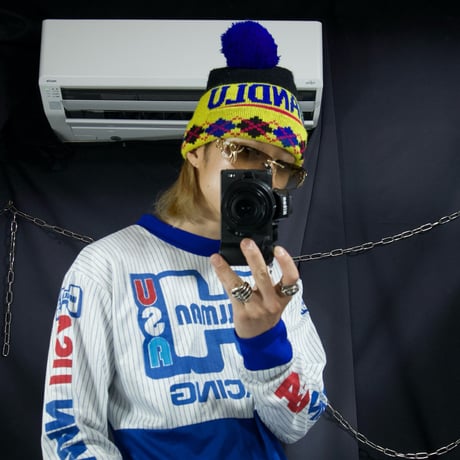 CO&LU Snowboard Design Argyle Bonbon Knit Cap