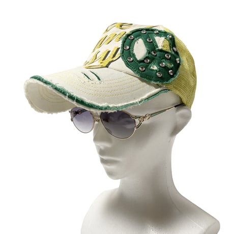 Unknown Y2K Peace Design Mesh Cap