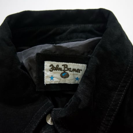 John Baner WesternShirts type Suede Leather Jacket