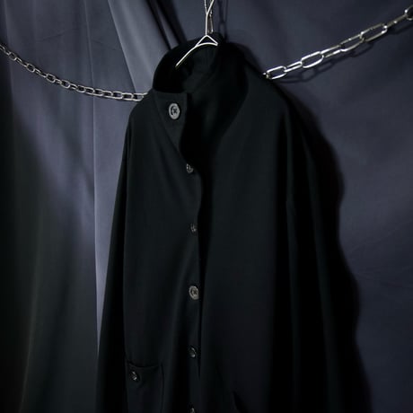 90s Talbots Deformation Collar ( Stand Napoleon Shawl Sailor ) Rayon Blend Jacket