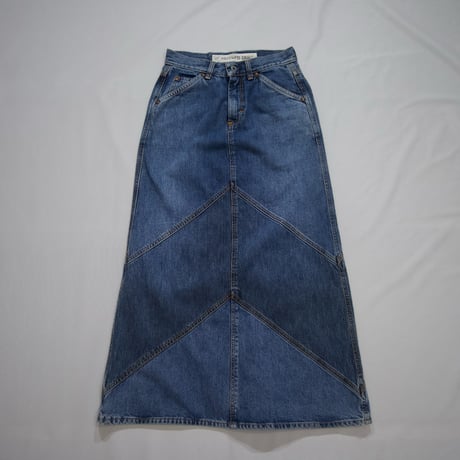 00s GAP Italy made Patched TSUGIHAGI Flare Denim Skirt
