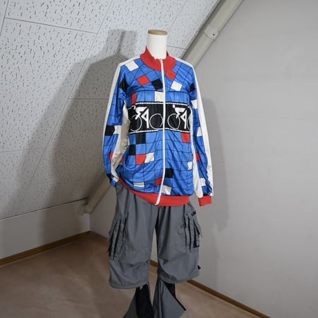 80s EuroVintage Cycling TrackJacket