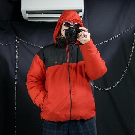 00s c2005 OLDNAVY Drawcord ShortLength Down Jacket/Mountain Hoodie