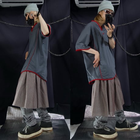 USED Glen Check Bondage Pants