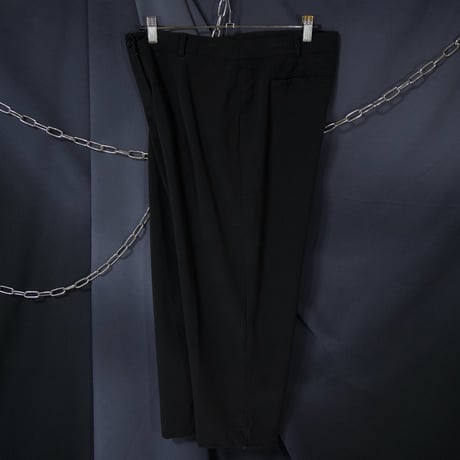 Late90s~Early00s Counterparts Center Press Cropped Tapered Rayon Slacks