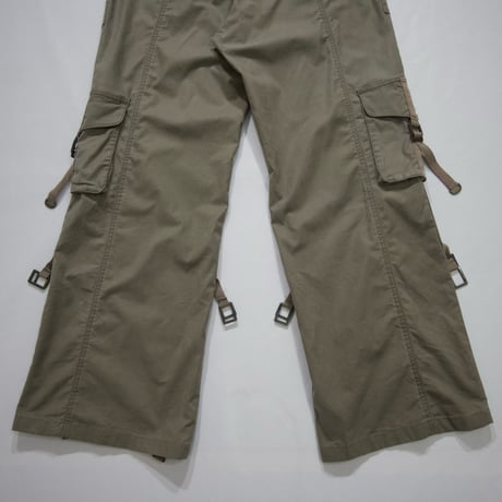 MICHEL KLEIN 2way Gimmick Tech Cargo Pants