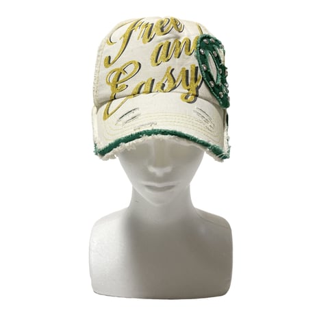 Unknown Y2K Peace Design Mesh Cap