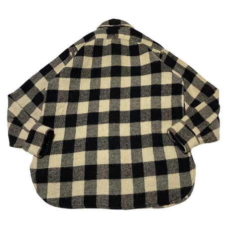 60s~70s Sears KINGSROAD BuffaloCheck HeavyWool Shirts
