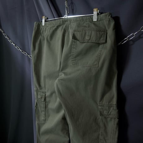 90s momento US ARMY Sampling BDU Cropped Parachute Easy Cargo Pants