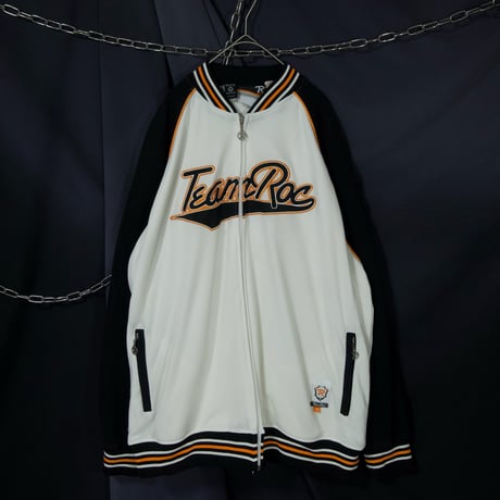 Rocawear CrewNeck Embroidery Baseball JKT Type Track Jacket