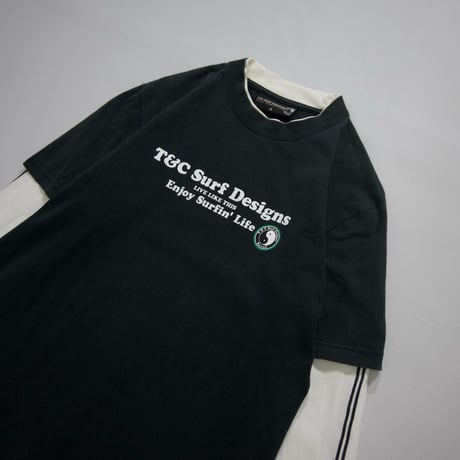 T&C SURF DESIGNS Fake Layered SideLine L/S Tee