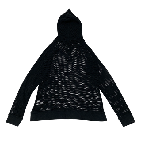 SCHLUSSEL Half Zip Net Hoodie シュリセル ハーフジップ フィッシュネット パーカー
