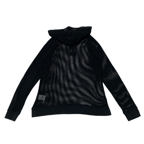 SCHLUSSEL Half Zip Net Hoodie シュリセル ハーフジップ フィッシュネット パーカー