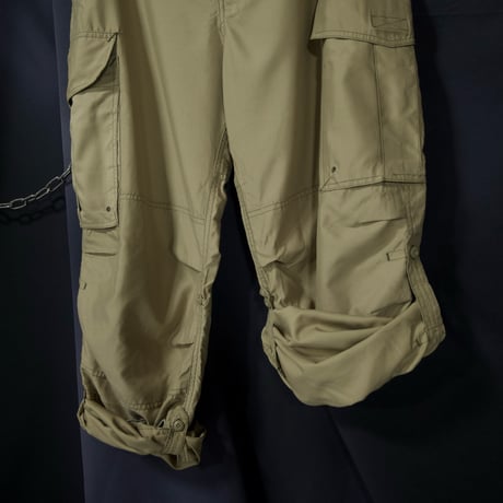 90s c1999 Fall GAP Rool-up 2way Gimmick Polyester Cargo Pants