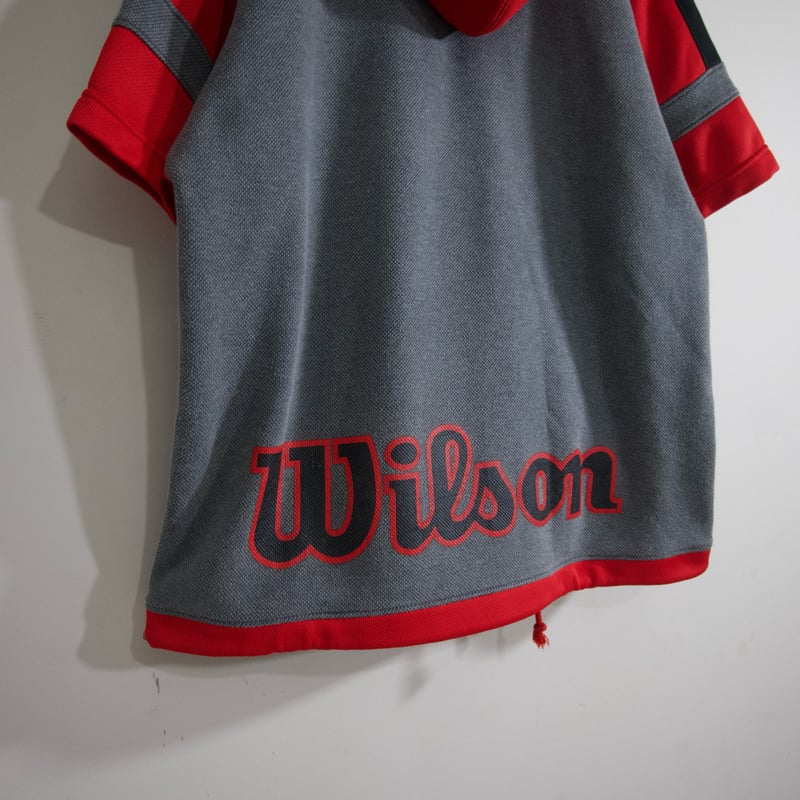 90s Wilson Hit Union Half Zip S/S Hoodie | HOW
