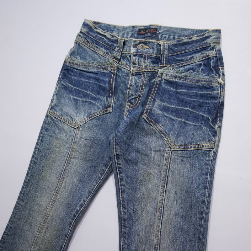 パンツ 00s morgan vintage wash flared denim Y2K パンツ 00s morgan vintage wash flared denim Y2K MORGAN HOMME