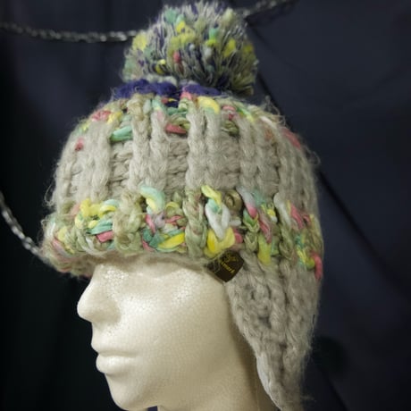 KISSMARK Pastel Color BonBon Low Gauge Knit Cap
