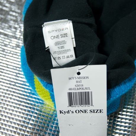 c2016 SPYDER Deadstock Acrylic Border Knit Cap