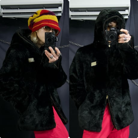 Karl Kani Faux Fur Mountain Hoodie/Jacket