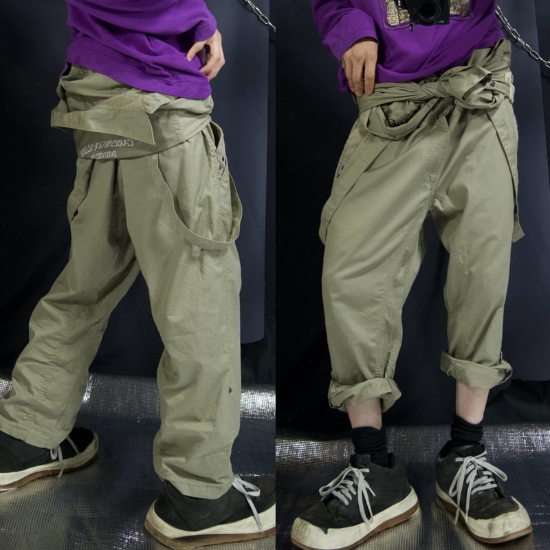 PPFM gimmick parachute cargo pants Y2K