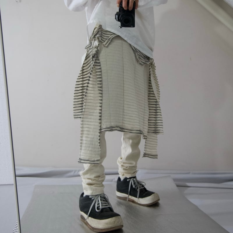 RAF SIMONS 2006ss DockingTee Linen Pants | HOW RAF SIMONS 2006ss DockingTee Linen Pants | HOW