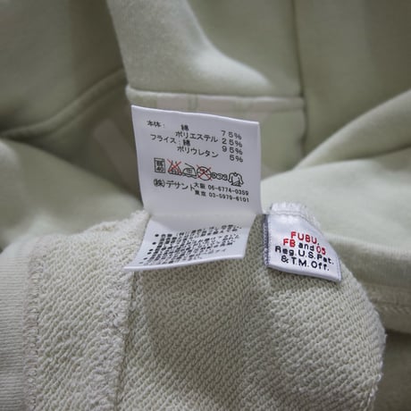 FUBU MilitaryTaste Switching Seam V-Neck Sweatshirt