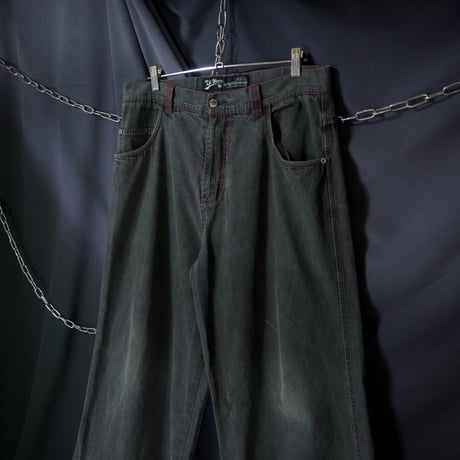 Kikwear Black Raver Denim
