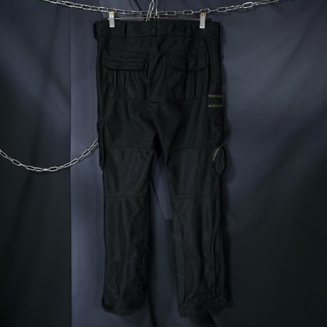 00s BADBOY Multi Pockets Zipper Gimmick Biker Cargo Pants/Flare
