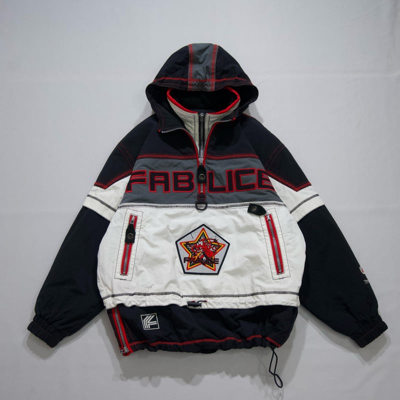90s FABLICE Nylon HarlZip Anorak Puff Jacket | 90s FABLICE Nylon HarlZip Anorak Puff Jacket |
