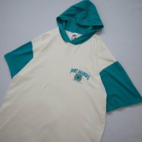 90s LA SPORTS USA made S/S Design Hoodie