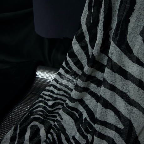 Euro USED Zebra Patterns Sheer L/S Shirts
