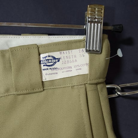 80s Dickies USA made Deadstock Fully Lined Flannel Liner Work Pants