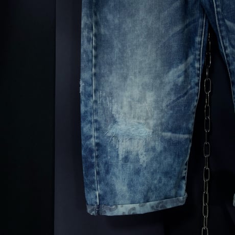 10s G STAR RAW Pharrell Williams Cropped 3D Draping Rugged Wash Denim